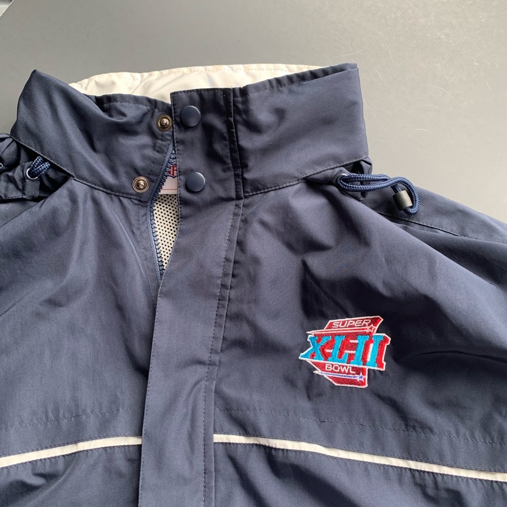 Super bowl XLII windbreaker jacket